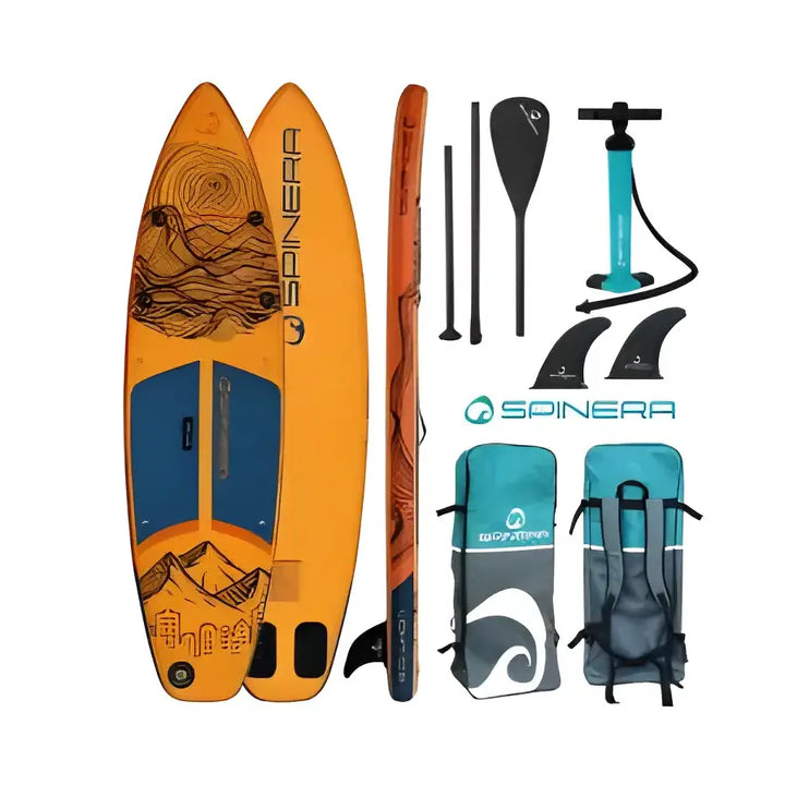 Spinera Light SUP – Oppblåsbar Turquoise Stand Up Paddle Board - Leks Motor as
