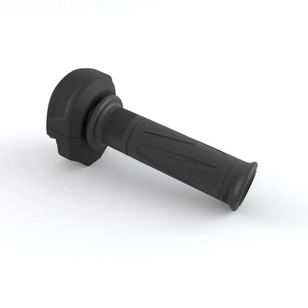 Black gummihåndtak til speed twin med teksturert overflate og ergonomisk design, original triumph til atv-er og utv-er