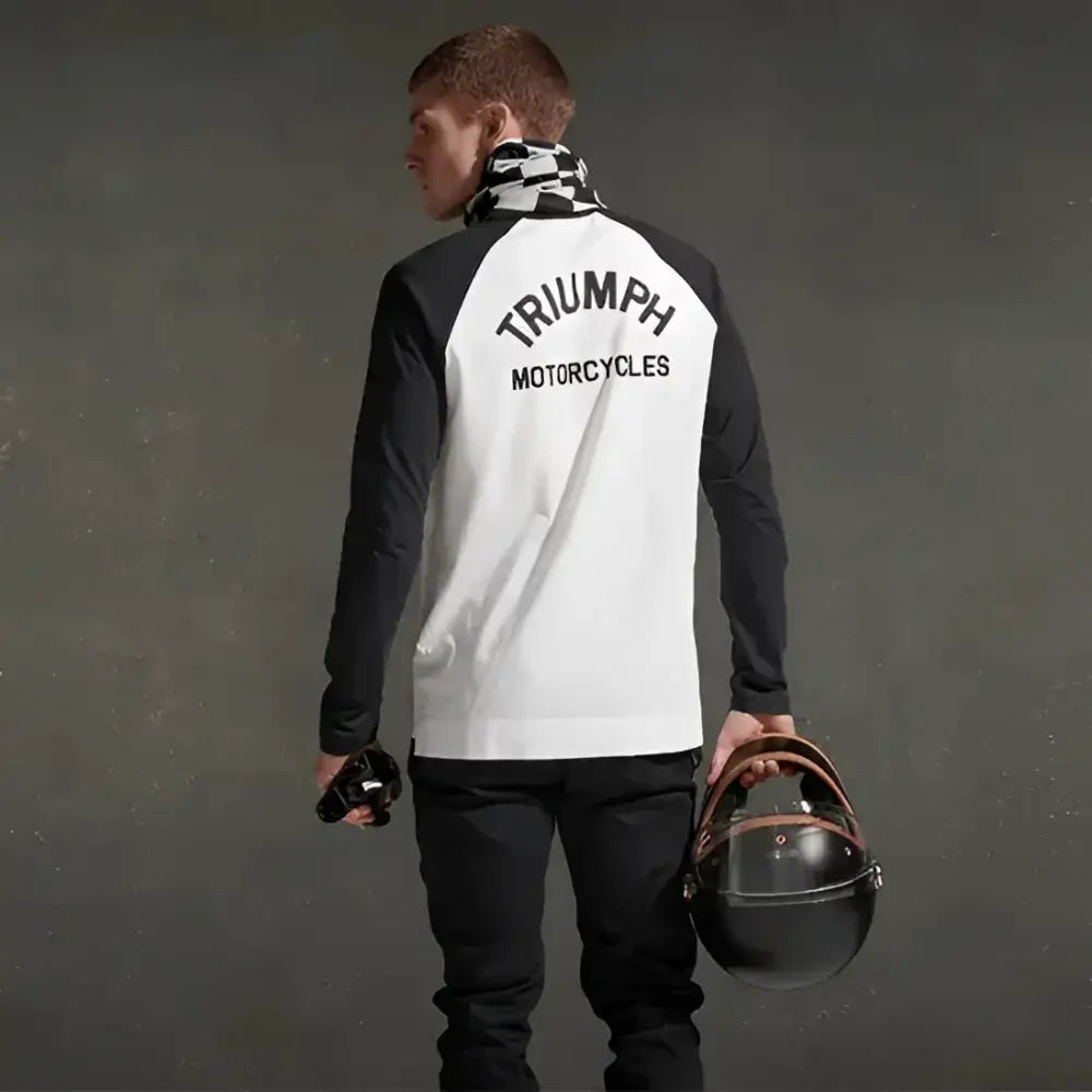 TRIUMPH Blackwell Langermet T-skjorte - Leks Motor as