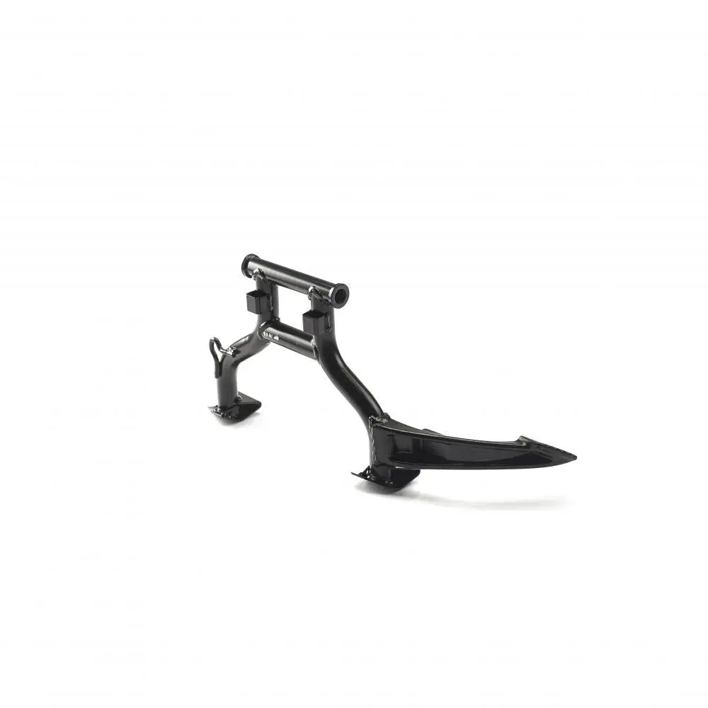 Black metal rear footpeg assembly with polished finish for triumph midtstøtte bonneville t100 t120