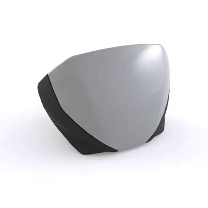 Silver mirrored lens with black frame protective eyewear for triumph fargetilpasset flyscreen atv-er og utv-er tilhenger