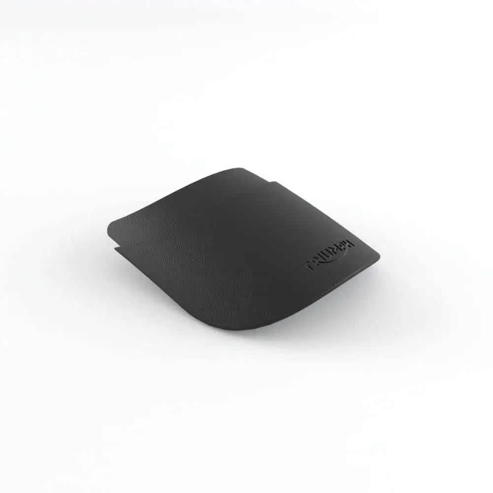 Black textured leather side cover for triumph forlenger til forskjerm scrambler 1200 xe for motorsykkel use