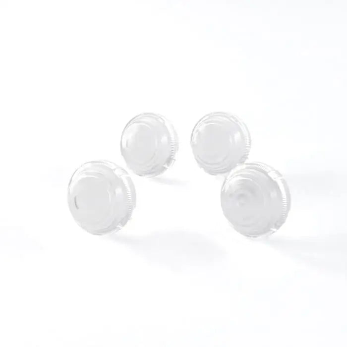 Clear round plastic caps with textured surface for triumph klart blinklysglassett bonneville t100 indicators