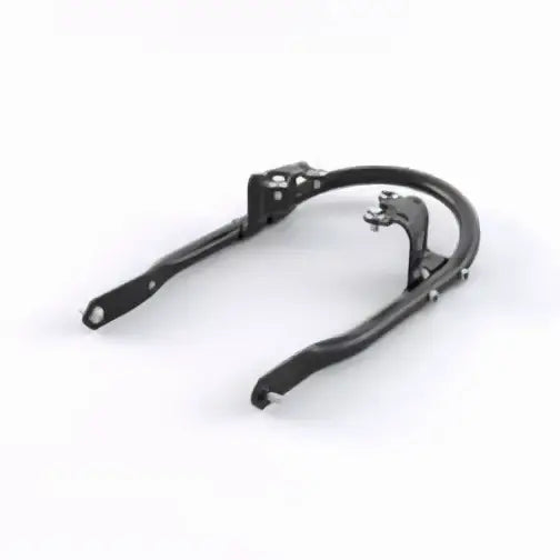Sort triumph monteringsskinne i metall med buet design og festebraketter for bonneville t120 og atv-er og utv-er