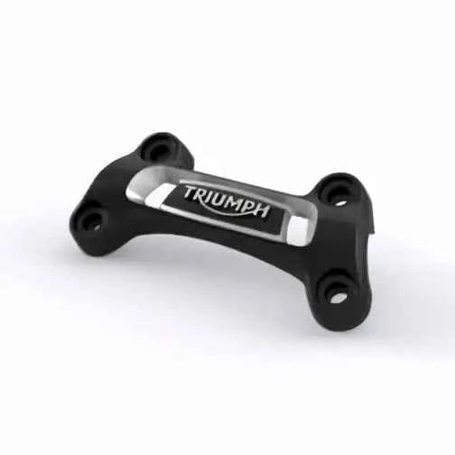 Triumph øvre styreklemme – sort 25,4 mm
