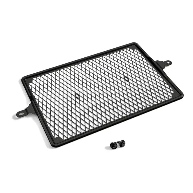 Black diamantmønstret triumph radiatorbeskytter med monteringsbraketter og skruer for bonneville speedmaster