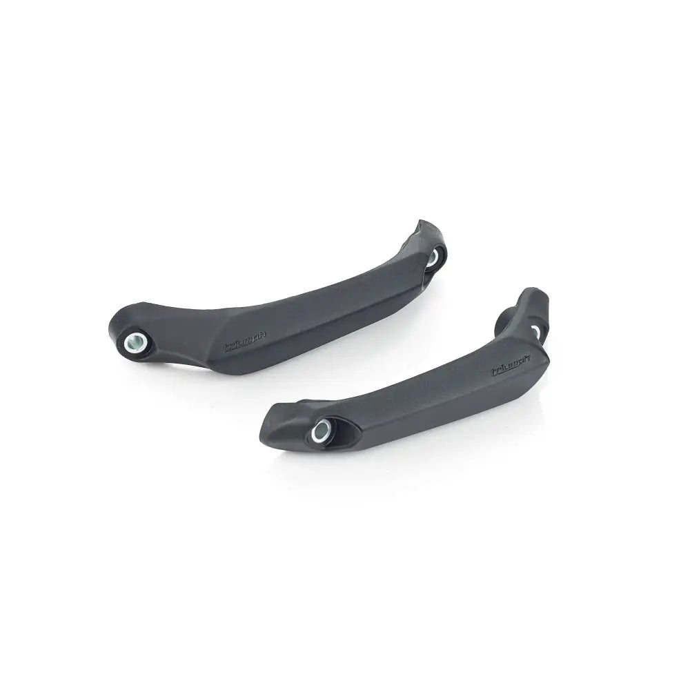 Black matte-finish triumph rammebeskyttere with ergonomic design for street triple and atv-er og utv-er use