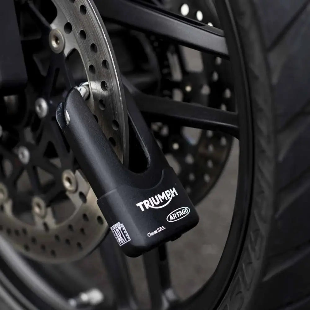 Triumph skivelås med veske - Leks Motor as
