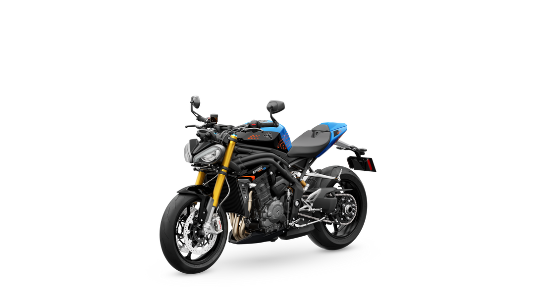 Speed Triple 1200 RS Maui Blue LHS Front Angle