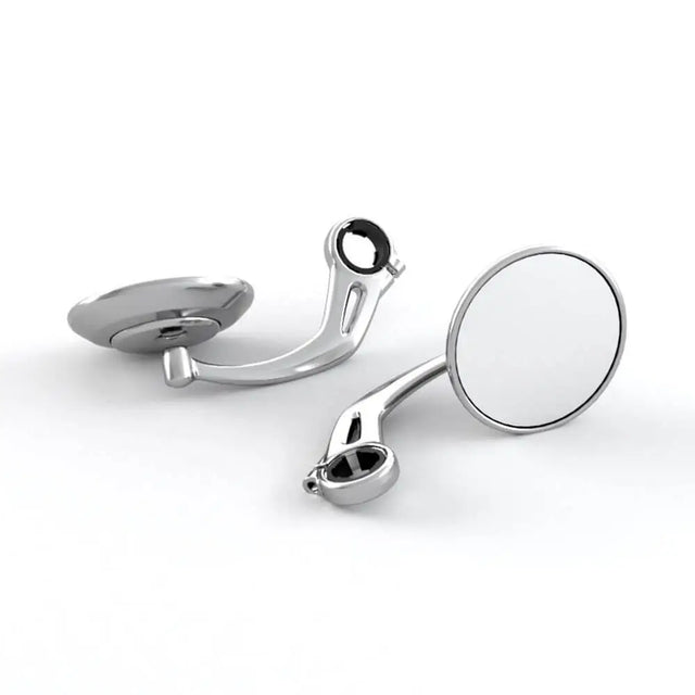 Triumph styreendespeil klar anodisert – par - Leks Motor as