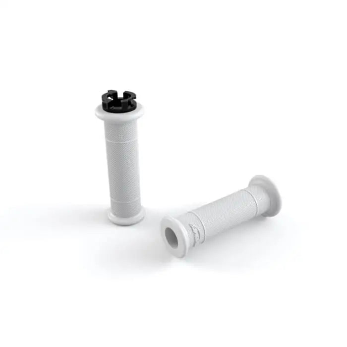 White triumph styreholker diamond knurl med svart klemme 25,4 mm styreholker a2041442