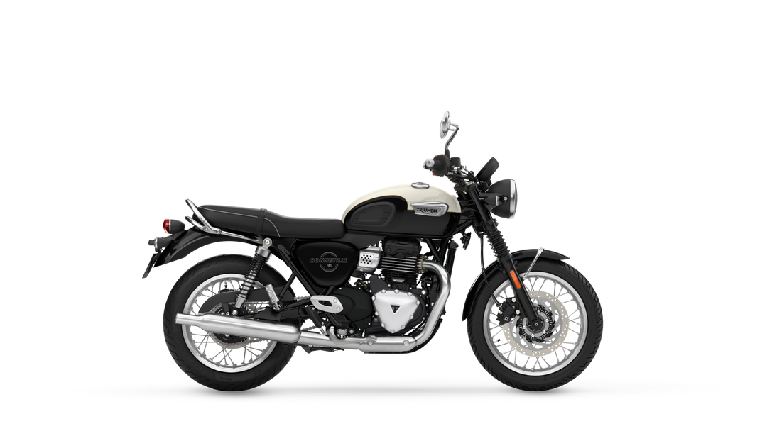Bonneville T40 2027 Fusion White RHS