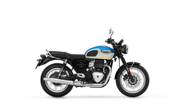 Bonneville T40 2027 Aegean Blue RHS