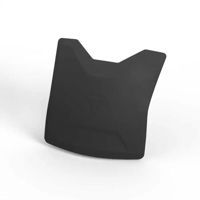Black matte-finish protective back panel with angular design for triumph tiger 1200 tankpad for atv-er og utv-er tilhenger