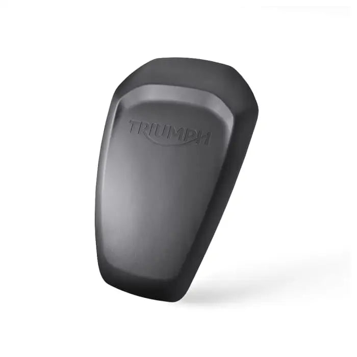 Black matte-finish triumph tankpad backrest pad for tracker 400 designed for atv-er og utv-er and tilhenger use