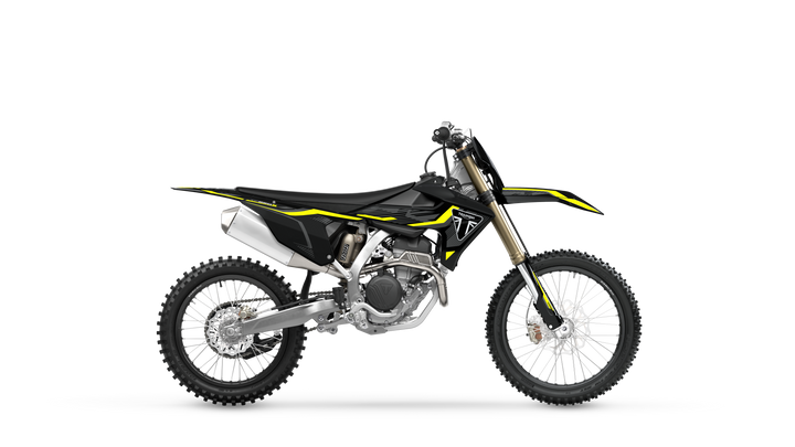 Triumph TF 250-X 2027 – Jet Black, høyre side