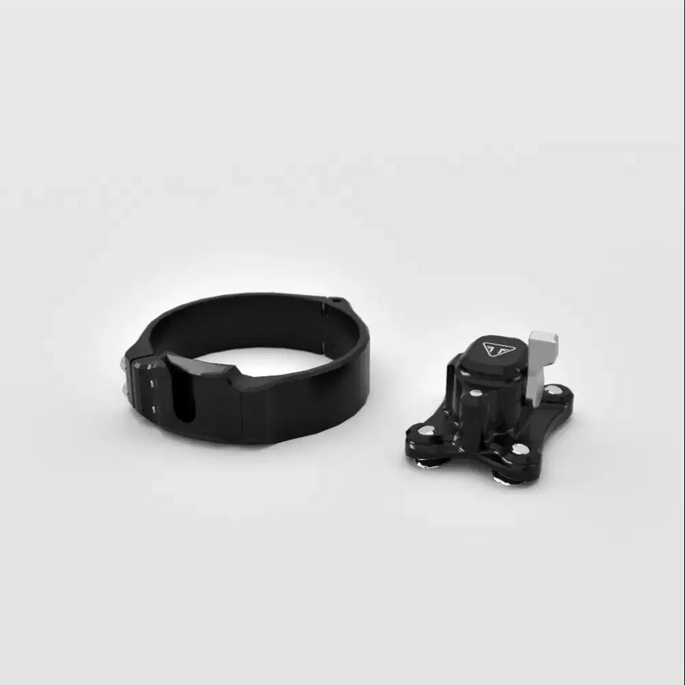 Black triumph xtrig holeshot enhet triathlon sykkel styreklemme og monteringsbrakett sett