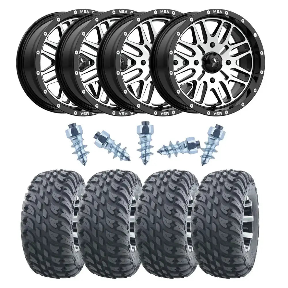 Pigghjulpakke 90 - Can-Am 4x4 - 27"/14'' - Leks Motor as