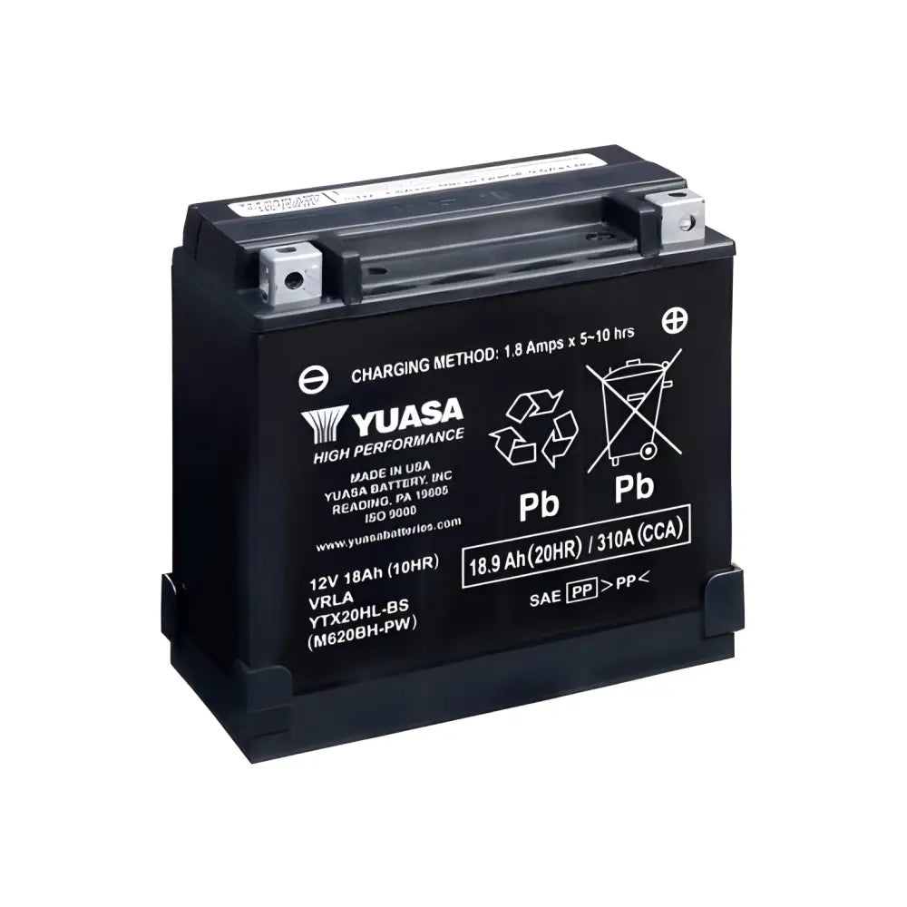 YUASA BATTERI 12 VOLT 18AMP (174MM X 86MM X 155MM) - Leks Motor as