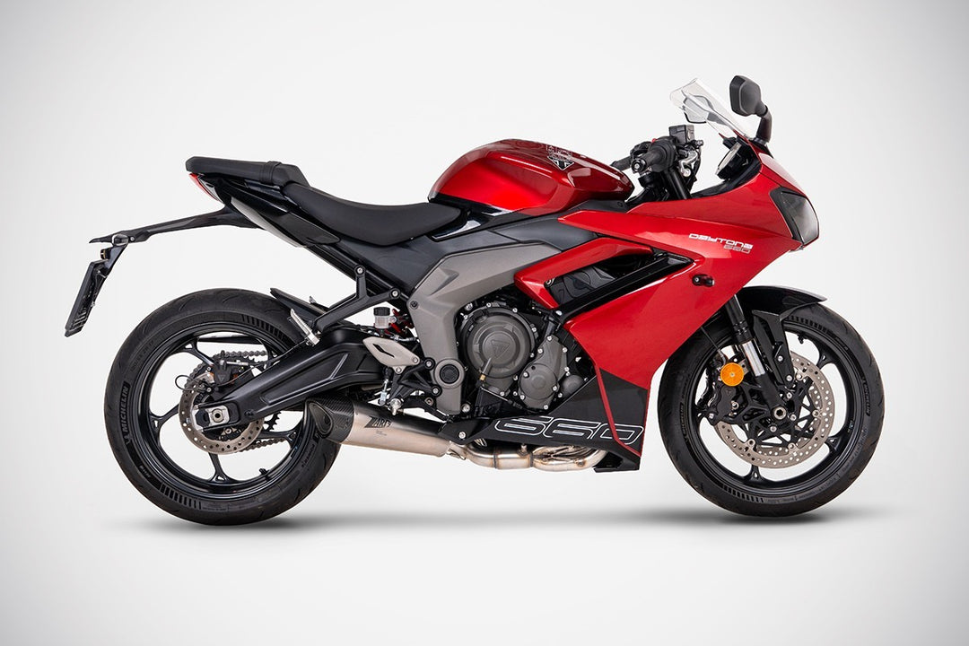 Zard komplett eksosanlegg til Triumph Daytona 660
