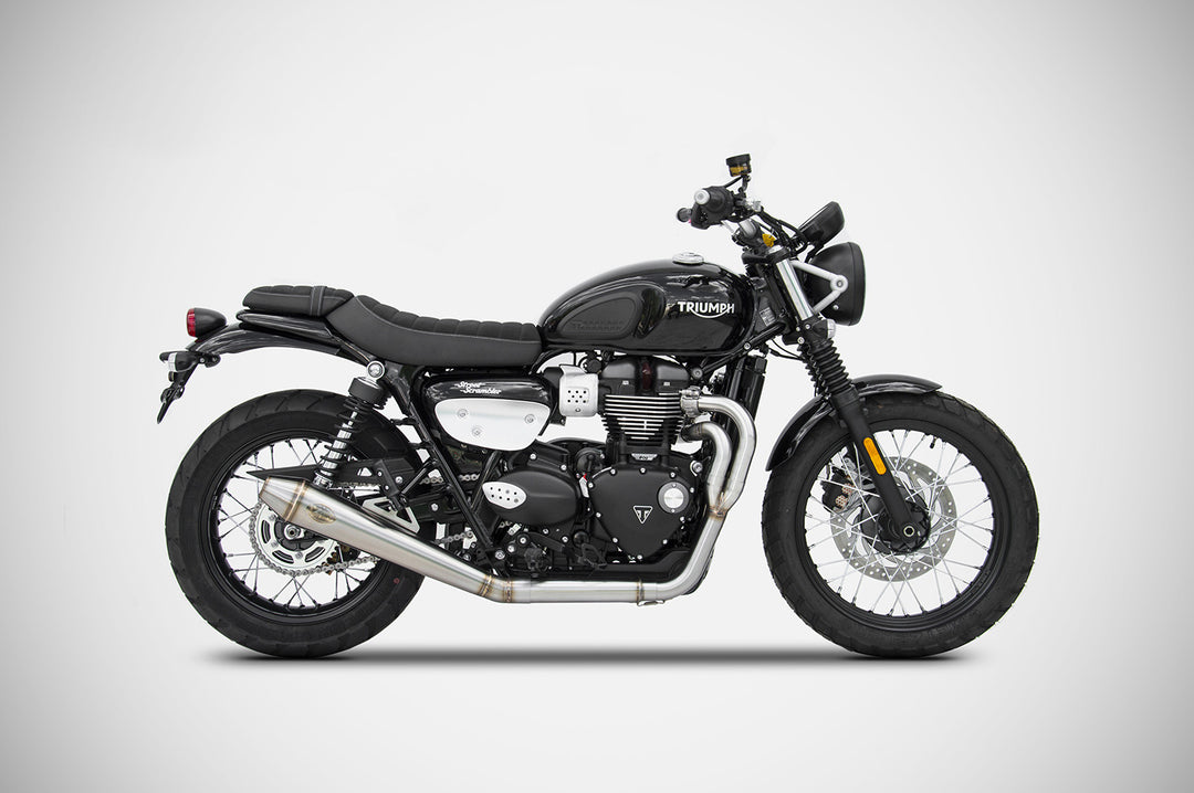 Zard CONICAL komplett eksosanlegg – Triumph Scrambler 900