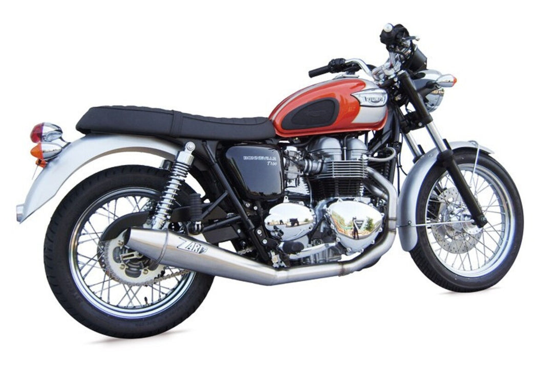 Zard CONICAL komplett eksosanlegg – Triumph T100 / Thruxton