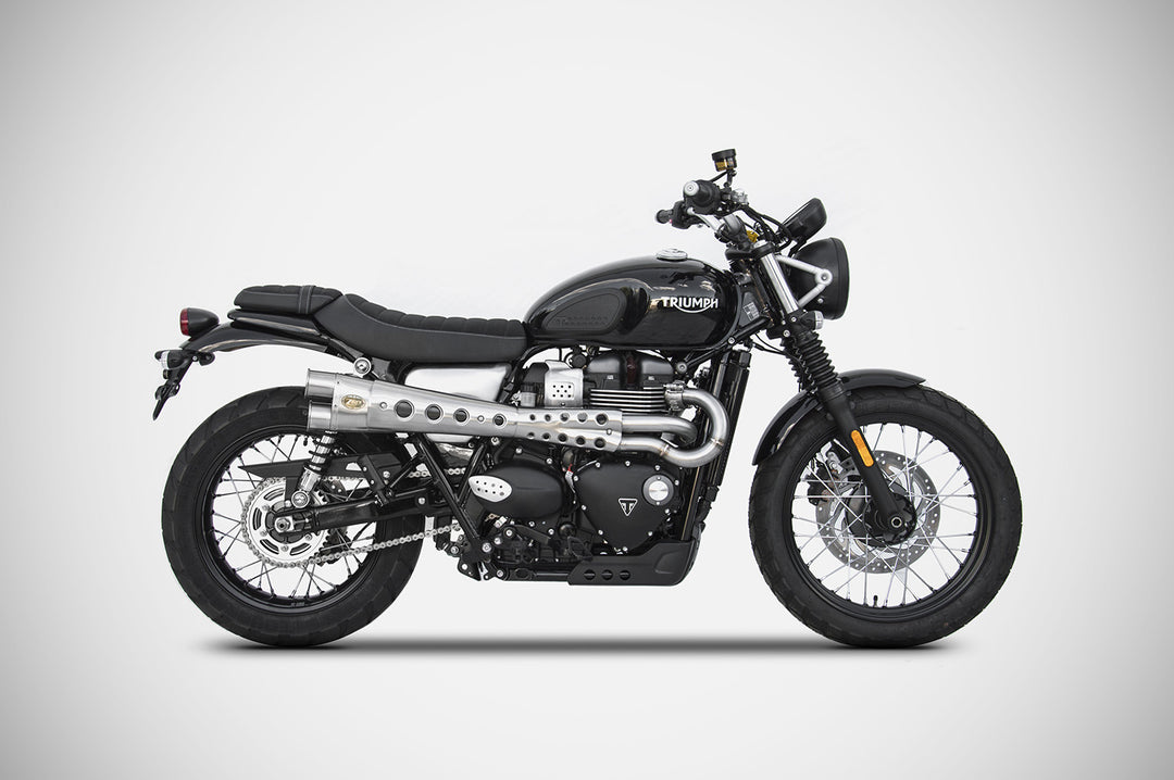 Zard SP komplett eksosanlegg – Triumph Street Scrambler / Scrambler 900