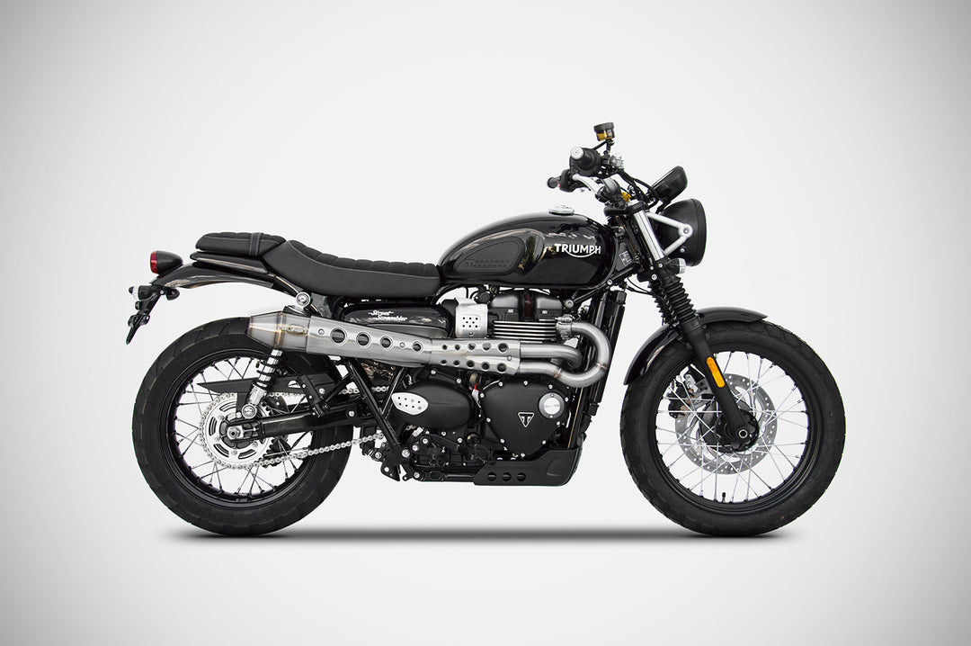 Zard CONICAL komplett eksosanlegg – Triumph Street Scrambler / Scrambler 900